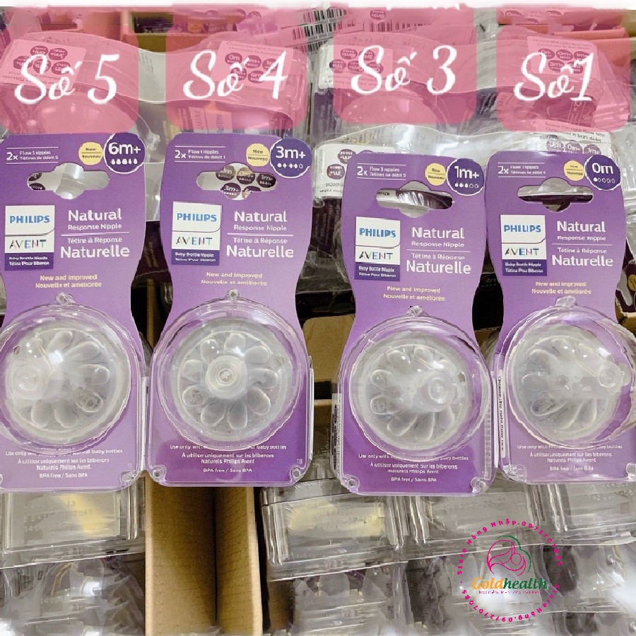 Núm Vú Thay Mô Phỏng Tự Nhiên Philips Avent 6M+
