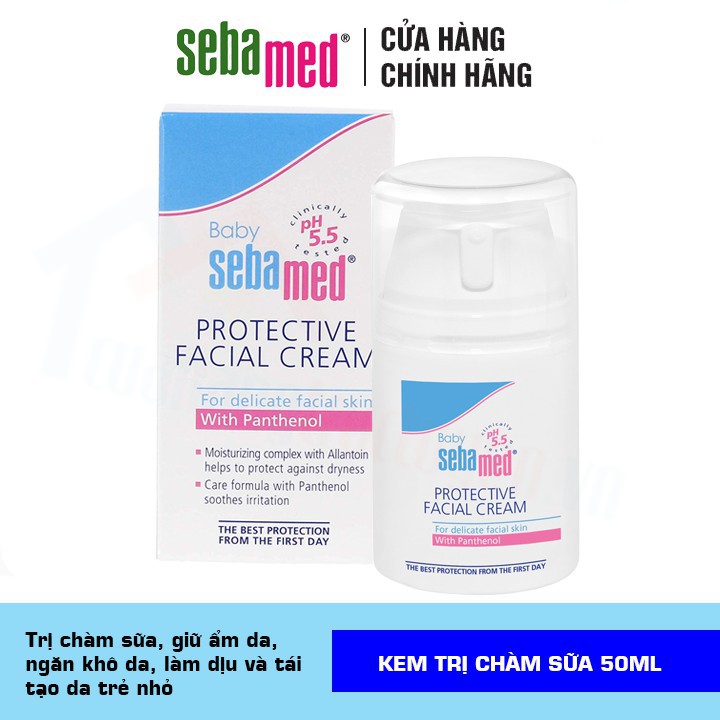 [CHÍNH HÃNG] Kem Bảo Vệ Da Và Trị Chàm Sữa Cho Trẻ Em Sebamed Ph5.5 50Ml Đức | An Toàn | Hiệu Quả