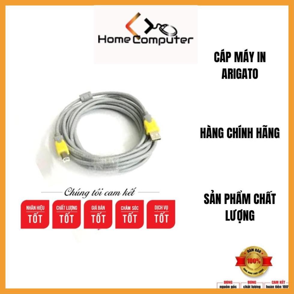 Cáp nối - Dây cáp máy in 1.5m, 3m, 5m, ARIGATO chống nhiễu hàng chính hãng,chất lượng - Home Computer