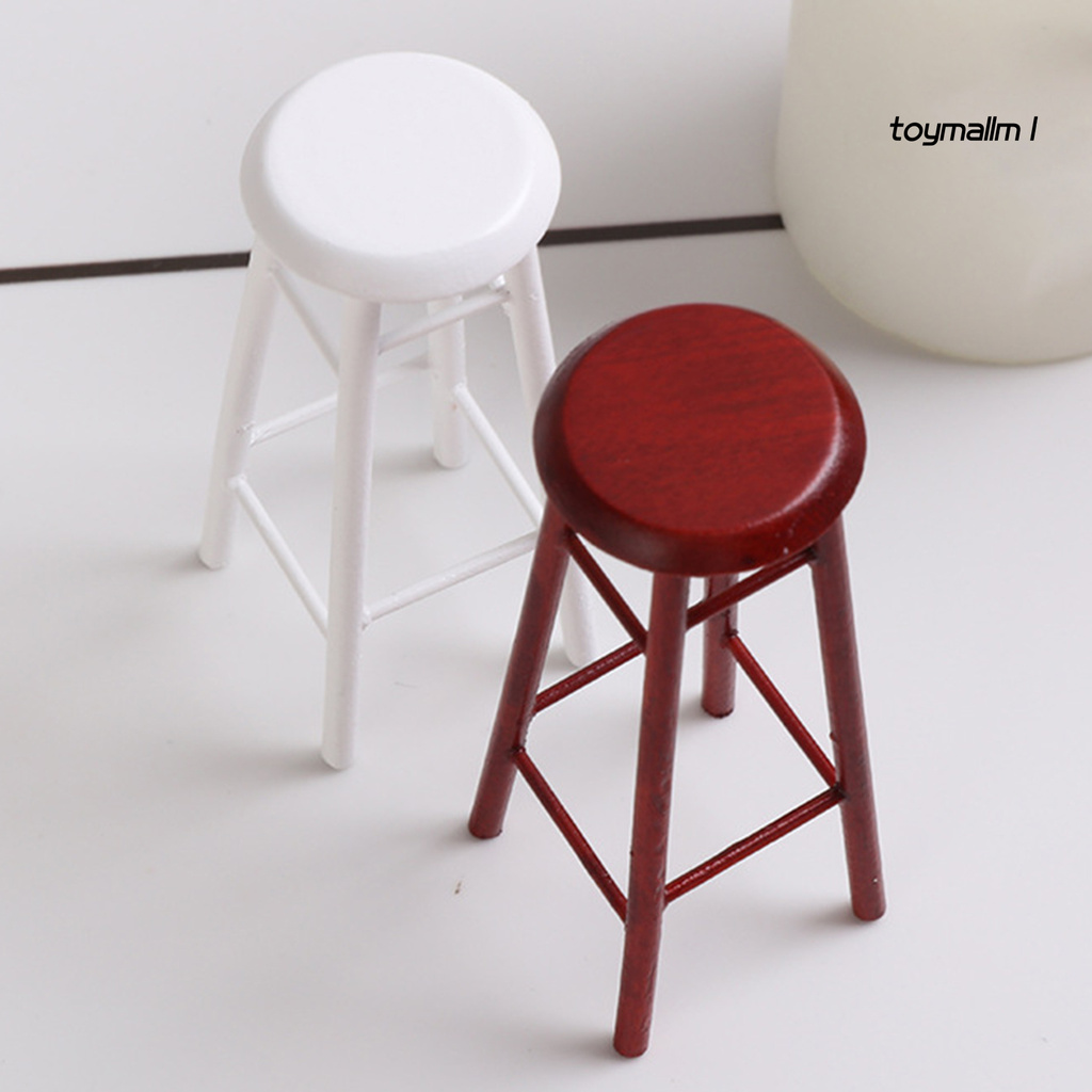 toymall Doll House Bar High Stool Model Home Scene Miniature Accessories Collection Gift