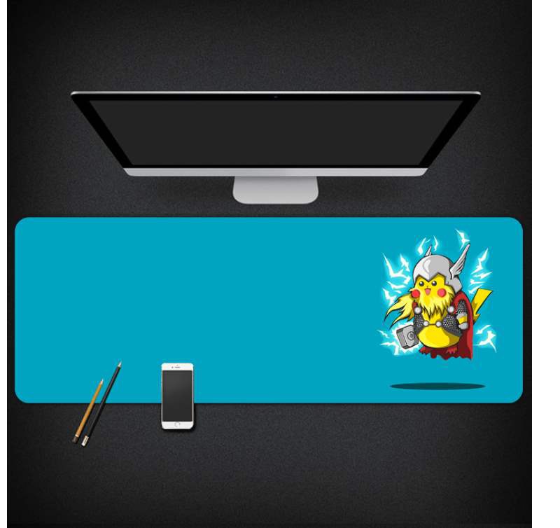 ☾❄☬☽Pet elf surrounding the game mouse pad Pokémon Pikachu table mat ins style Japanese mouse pad