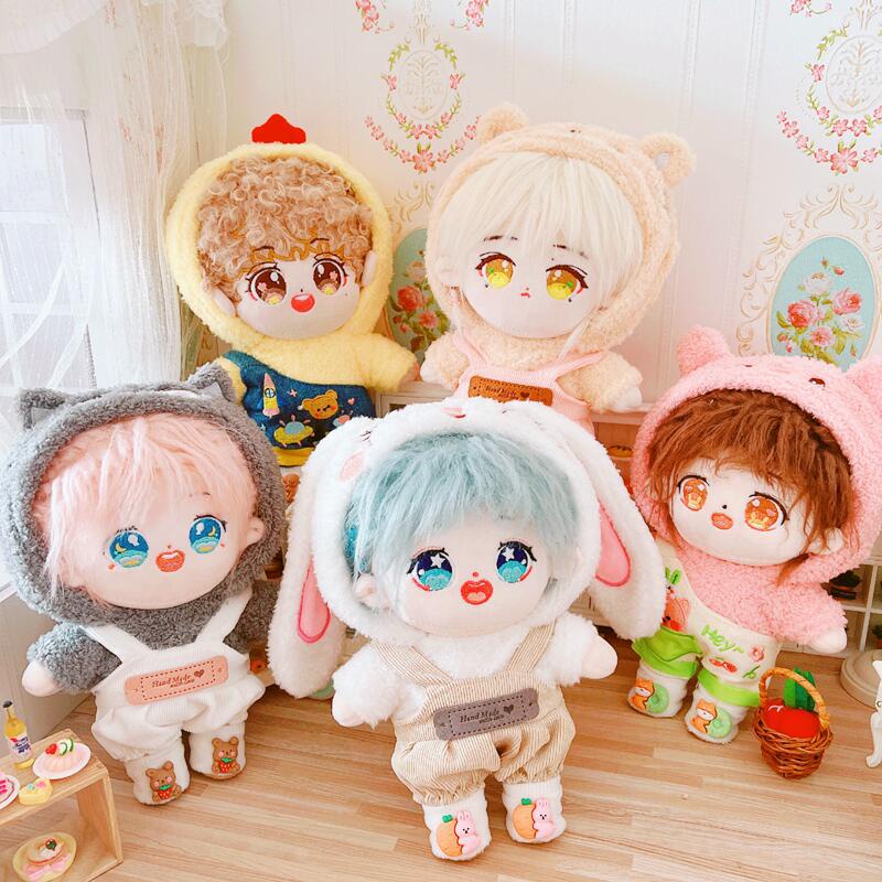 Bộ 20 Áo Sweater Cotton Hình Động Vật Xinh Xắn Dành Cho Búp Bê 20cm