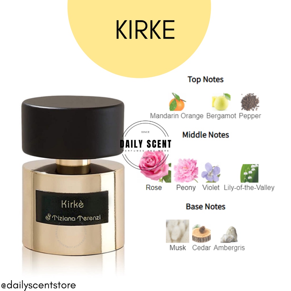Nước hoa nữ Tiziana Terenzi Kirke Extrait de Parfum