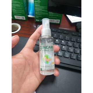 Xịt rửa tay khô clincare sh 70 ml
