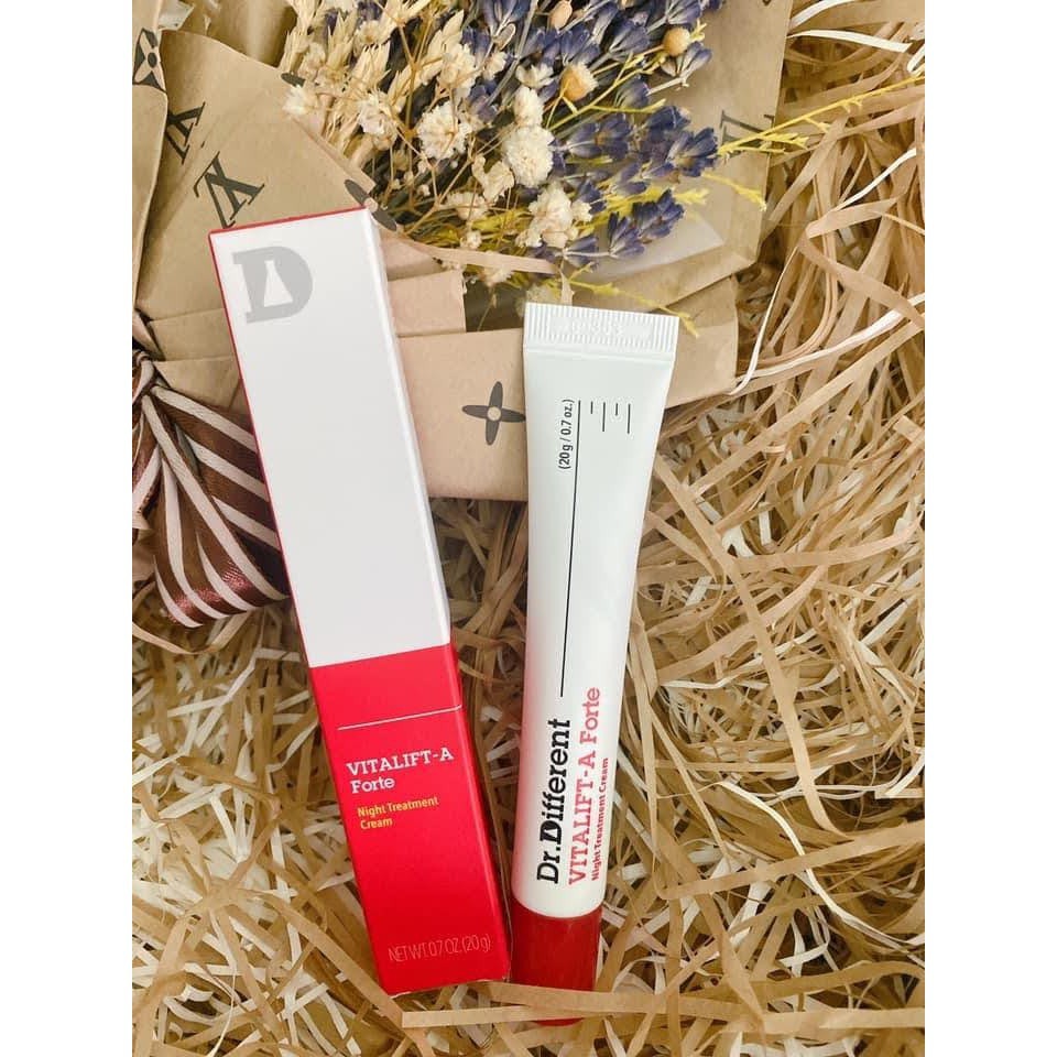 Kem dưỡng da, Kem chống lão hóa da Dr.different Vita A Cream Forte Retinal 0.1% làm mờ thâm nám, tàn nhang căng bóng da | BigBuy360 - bigbuy360.vn