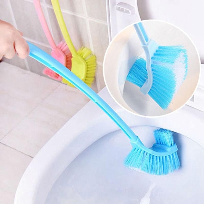 Bàn Chải Chà Toilet 2 Đầu PUCA, Cọ Toilet, Bàn Chải Cọ Rửa Nhà Vệ Sinh, Bàn Chải 2 Đầu Cọ Bồn Cầu