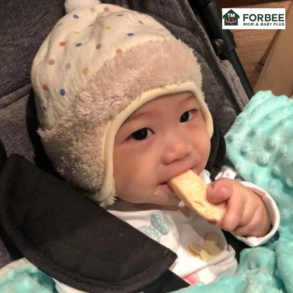 Bánh gạo DẸT hữu cơ Farm to Baby - Bổ sung canxi cho trẻ ăn dặm từ 6 tháng tuổi (20g/gói)- FORBEE