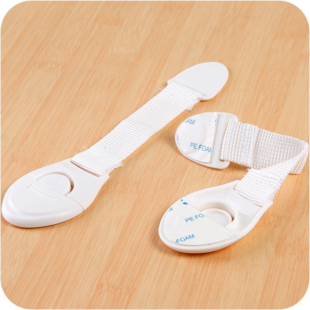 [Tổng Kho Sỉ] Dây Khóa Đai Nẹp Gài Cạnh Tủ T1 KIỂU DÂY VẢI, Cạnh Bàn, Tủ Lạnh, Ngăn Kéo Cửa - Chống Trẻ Em Kẹp Tay