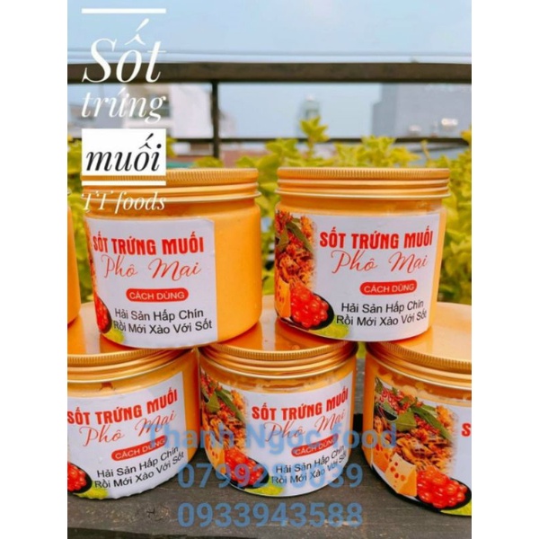SỐT TRỨNG MUỐI PHO MAI