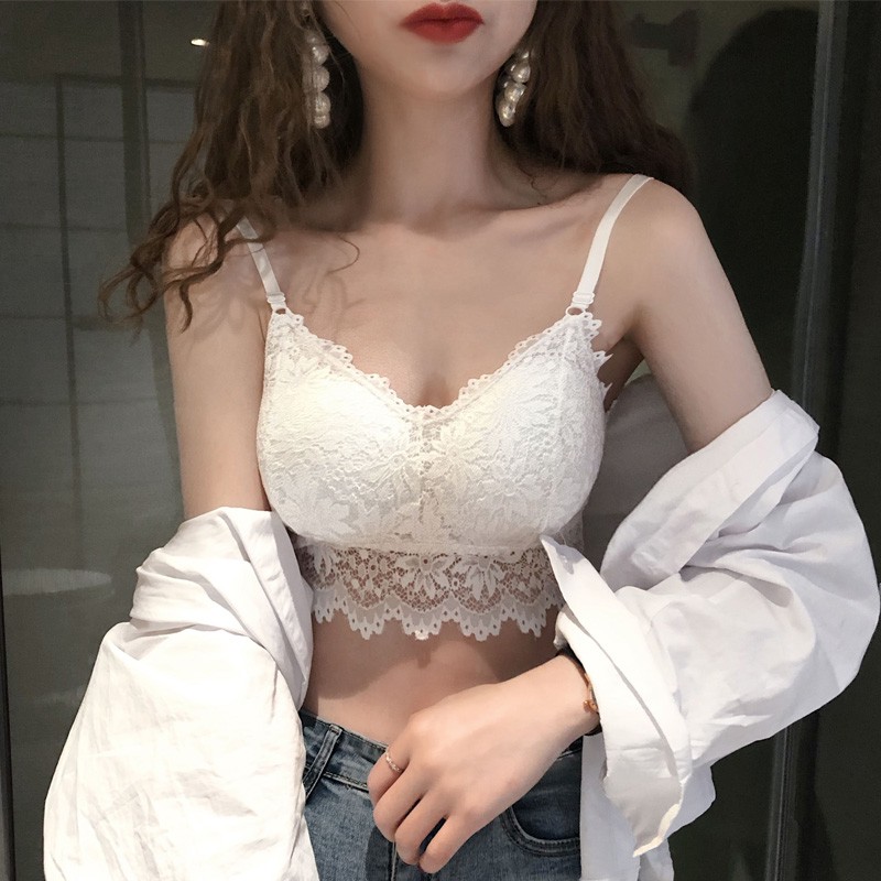 [ Mã 12FASHIONSALE1 giảm 10K đơn 50K ] Áo Ngực Ren Hoa Siêu Đẹp Một Cỡ AL02