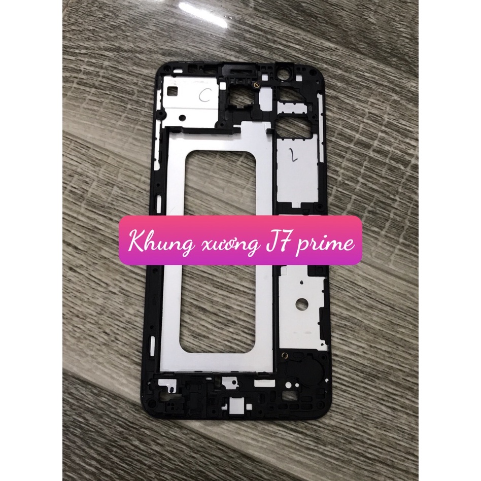 Bộ vỏ zin samsung J7 prime - bộ gồm lưng,sườn,phím,kính camera