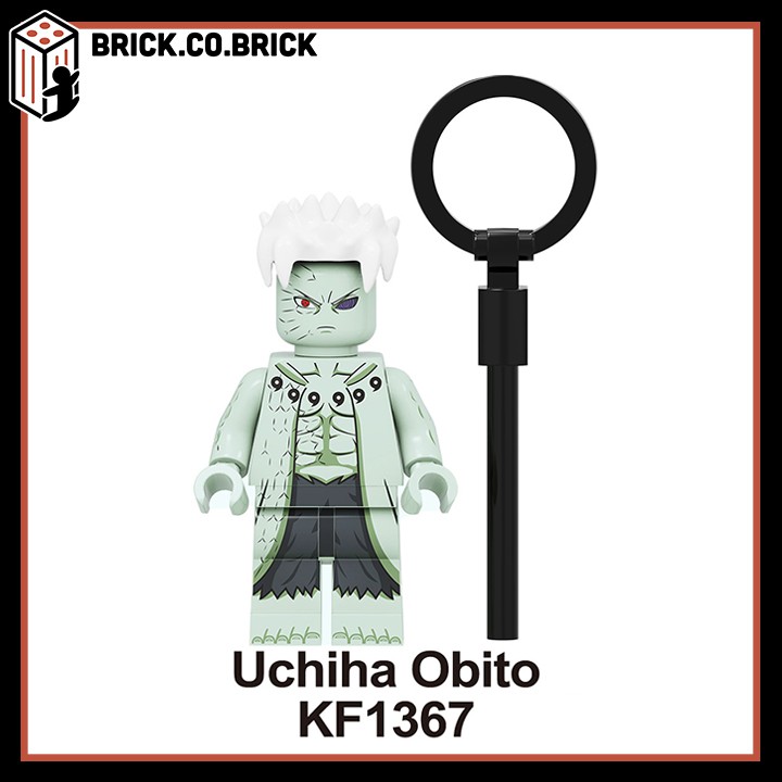 KF6119 - Đồ chơi lắp ráp Minifig và Non lego Naruto - Mô hình xếp hình sáng tạo Hinata, Killer Bee, Choji, Konan, Hidan