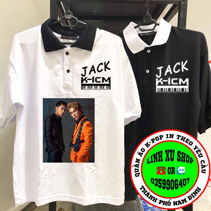 áo thun JACK KICM, áo có cổ JACK KICM, áo JACK KICM