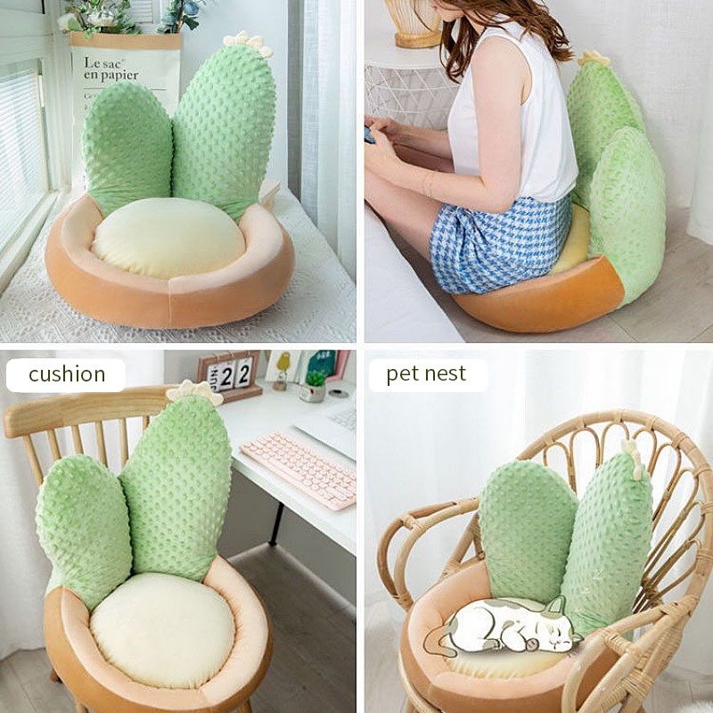 Gối Mềm Hình Cây Xương Rồng Xinh Xắn