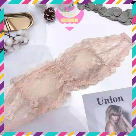 Áo Bra Quây Ren Ống Vanvene Phù Hợp Mặc Áo Trễ Vai Freesize 40-53kg, vòng 1 75-90cm - CHỒNG TỤT | BigBuy360 - bigbuy360.vn