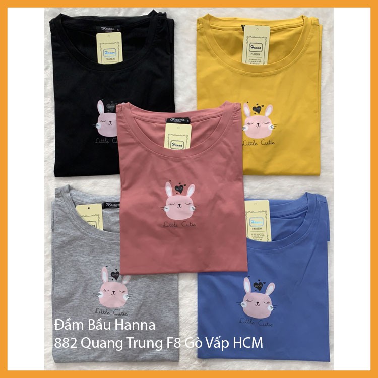 [SIZE 40-60KG] Áo bầu thun cotton loại 1 cao cấp thoáng mát không xù co dãn thoải mái free size 40-60kg dễ chịu