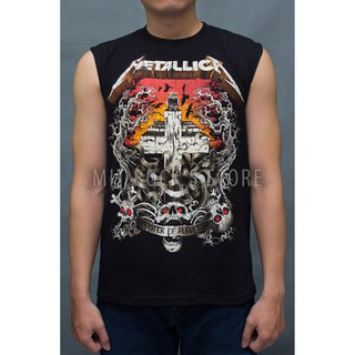 Áo sát nách Metallica - Sleeveless - Áo Rock band - Size M, L