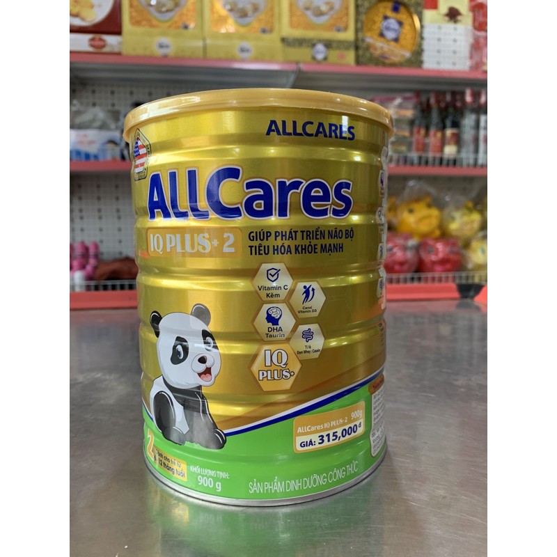 Sữa AllCares IQ 2 6-12  Lon 900g