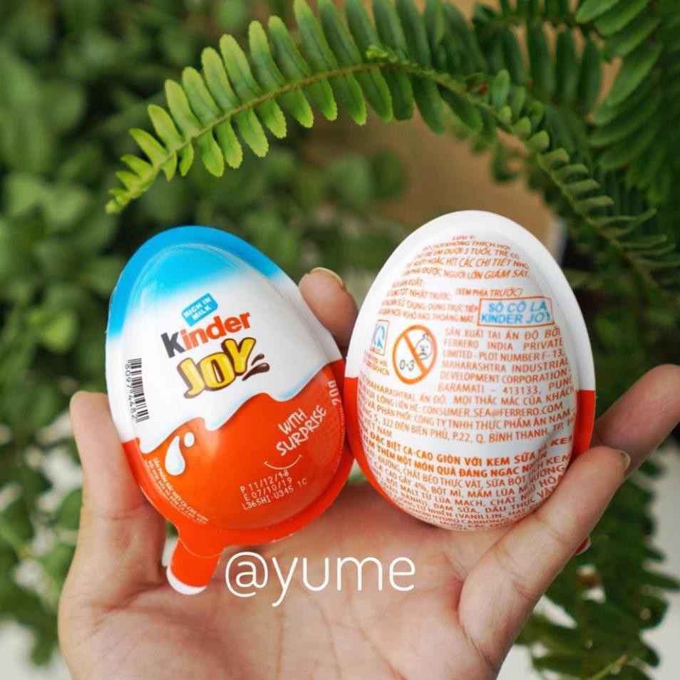 Combo 4 trứng Kinder Joy Ấn độ (Đồ Chơi Mới)