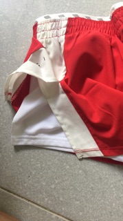 Quần short xẻ 2 lớp