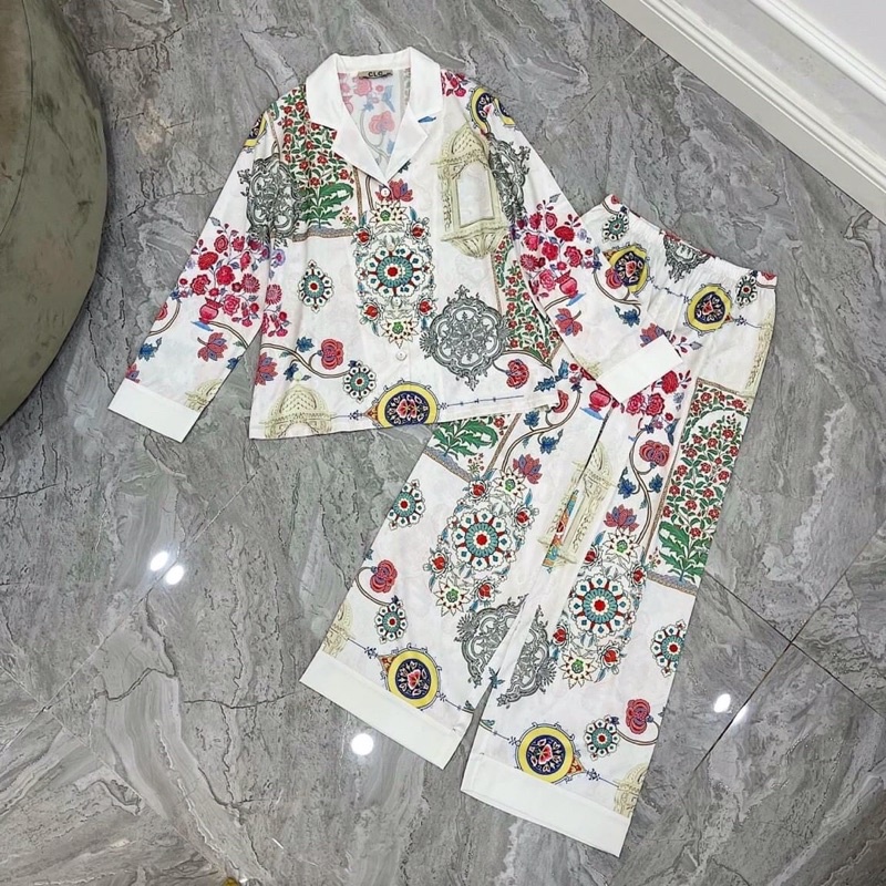 PIJAMA LỤA CLC LIÊU HOA CCQC