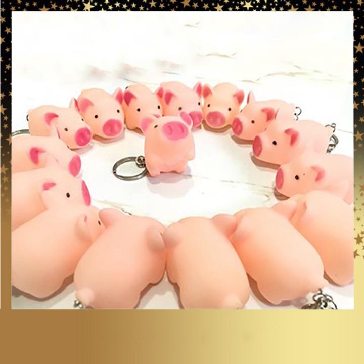 Combo 2 móc khóa Bé Heo siêu cute [SP chính hãng - Shop Salmo Hava]