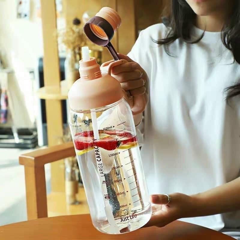 HÀNG HOT] Bình nước siêu bự 1800ml
