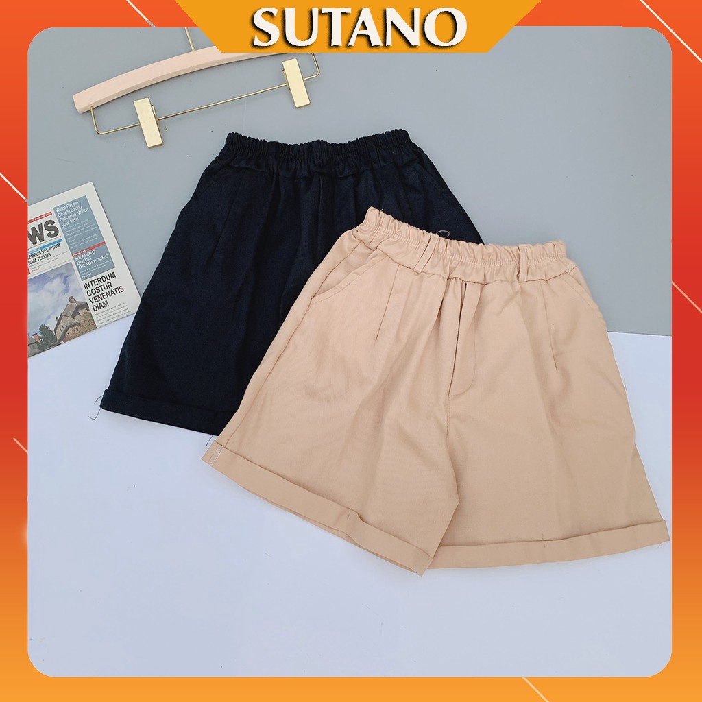 QUẦN SHORT NỮ CẠP CAO KAKI SIÊU HOT SIZE <50KG Q382 SUTANO | BigBuy360 - bigbuy360.vn