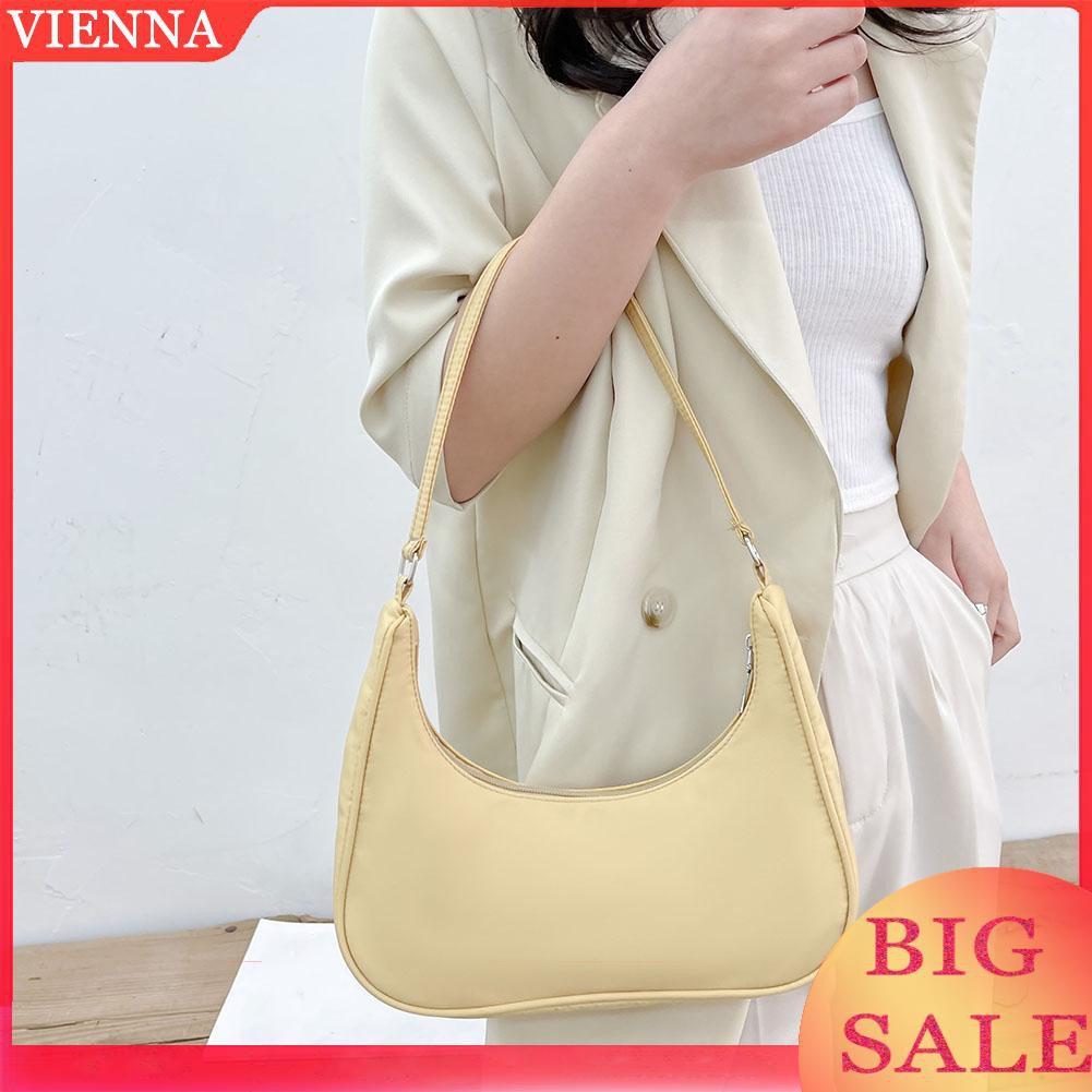 Túi xách đeo vai màu trơn phong cách Boho quyến rũ dành cho nữ