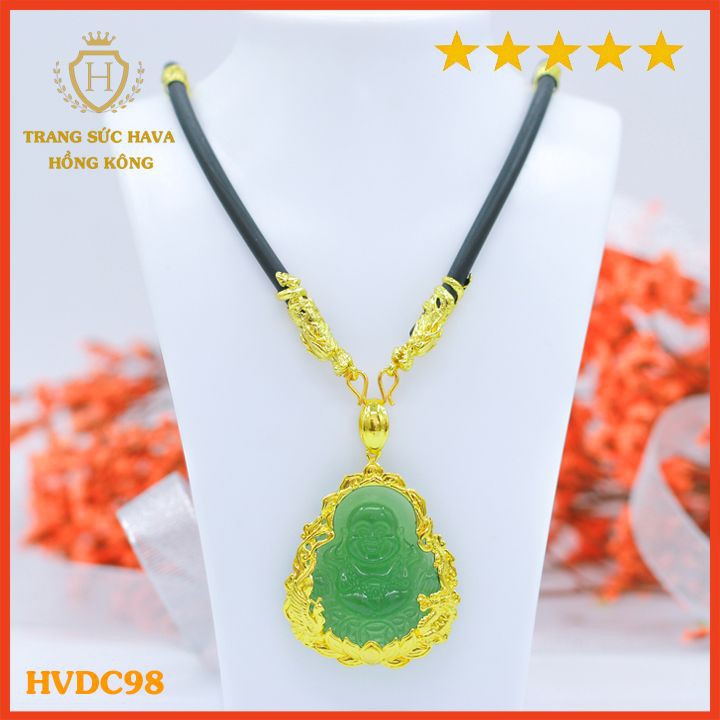 Dây Chuyền Nam Mặt Phật Titan Xi Mạ Vàng Non 24k Cao Cấp, Vòng Cổ Nam Phong Cách Thời Trang Cá Tính Trẻ Trung - HVDC98
