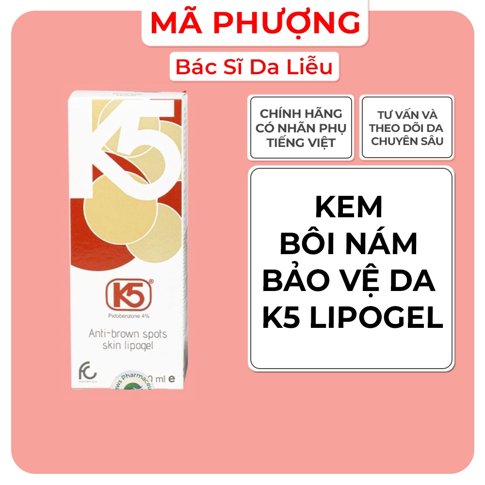 KEM BÔI NÁM K5 LIPOGEL 40ml