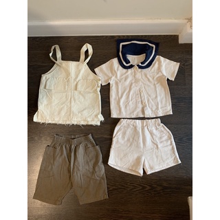 Thanh lý pass used combo đồ bé 1 lần mới nguyên size 100 bé 10-12 kg