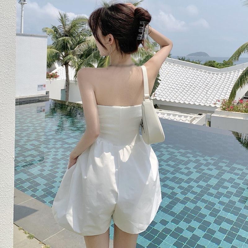 Jumpsuit màu trơn phong cách Hàn Quốc gợi cảm cho nữ | WebRaoVat - webraovat.net.vn