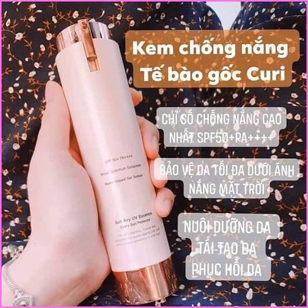 Kem chống nắng Curi