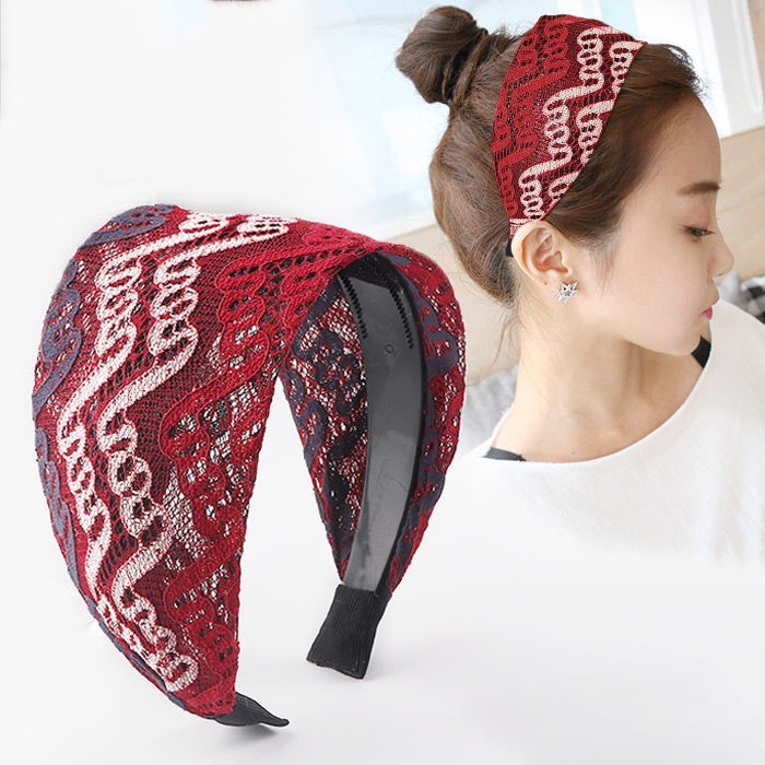 Bờm ren bản to cao cấp dễ thương BN130