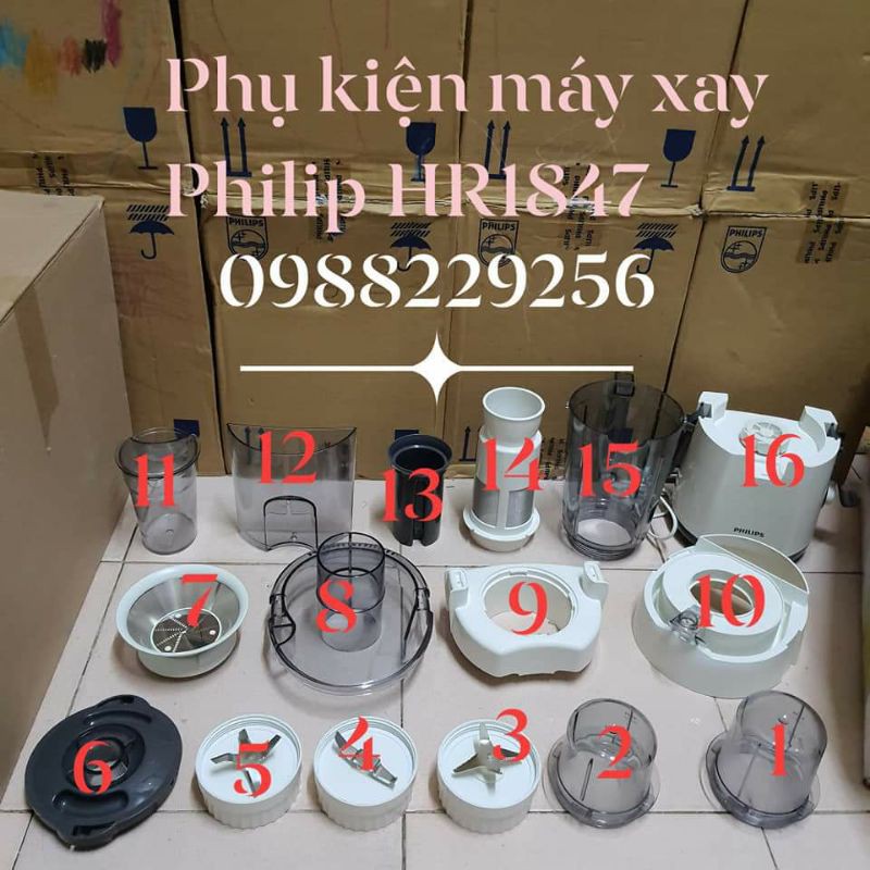 Phụ kiện máy xay ép Philip HR1847 HR1811 HR1848