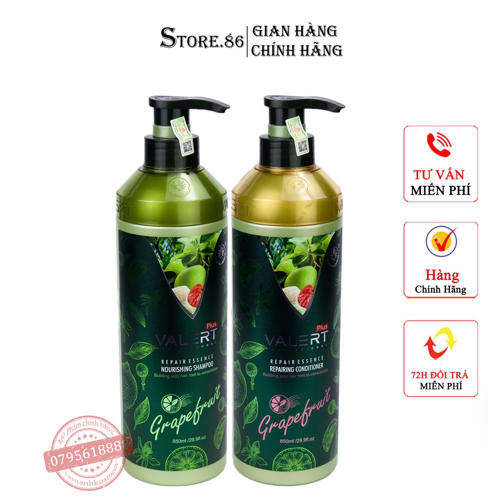 Dầu Gội combo dầu gọi bưởi  kích thích mọc tóc chống rụng tóc cặp dầu gội xả BƯỞI GRAPEFRUIT PLUS 800ml hàng chính hãng