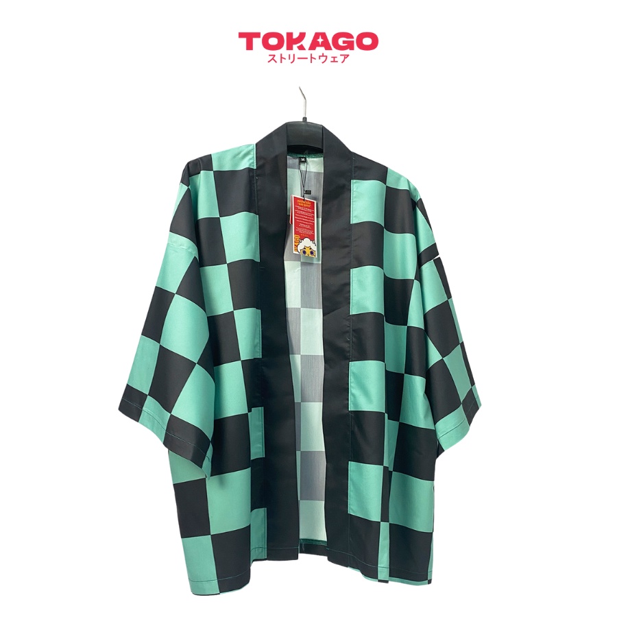 Áo khoác Haori Tokago, áo Kimono hóa trang nhân vật Kimetsu no Yaiba anime nam nữ form rộng