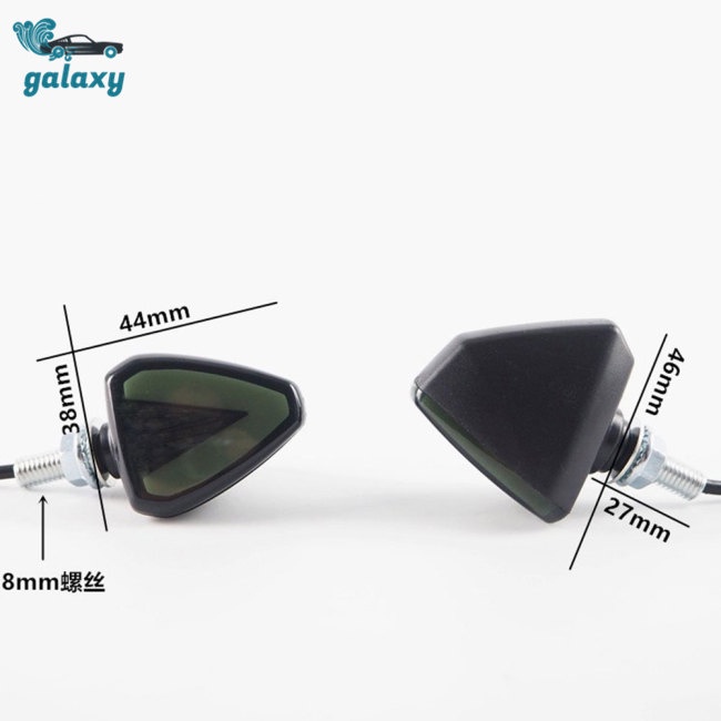 Galaxy Đèn LED Xi Nhan Hình Tam Giác Chuyên Dụng Cho Xe Mô Tô