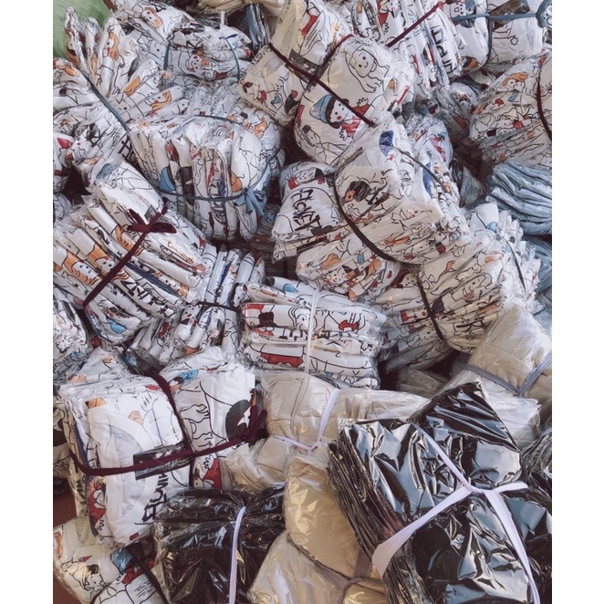Bộ ngủ nữ hoạt hình siêu xinh chất cotton mịn JUNIDO