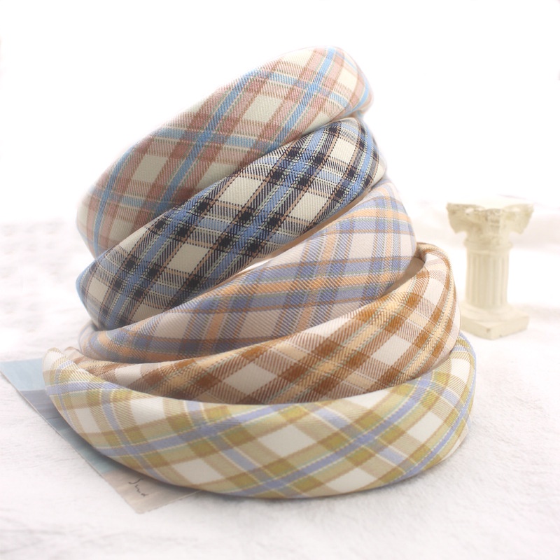 Băng Đô Bản Rộng Họa Tiết Kẻ Sọc Thời Trang Cho Nữ