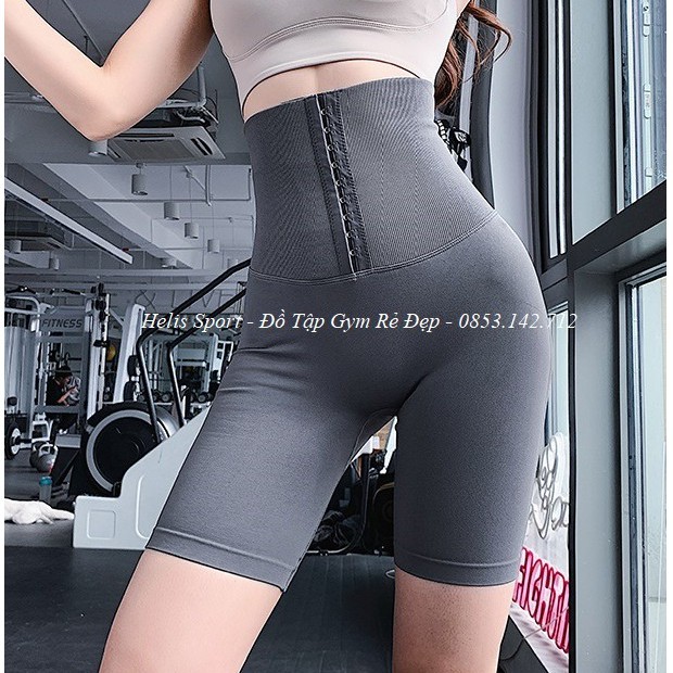 Quần biker short tập gym tập yoga GEN BỤNG quần legging đùi thun dệt co giãn nâng mông cho nữ Rẻ Đẹp 𝑮𝒀𝑴𝑺𝑻𝑶𝑹𝑬 165