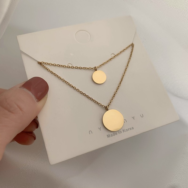 Dây Chuyền Hợp Kim Mạ Vàng Mặt Hình Học Thời Trang Cho Nữ | BigBuy360 - bigbuy360.vn