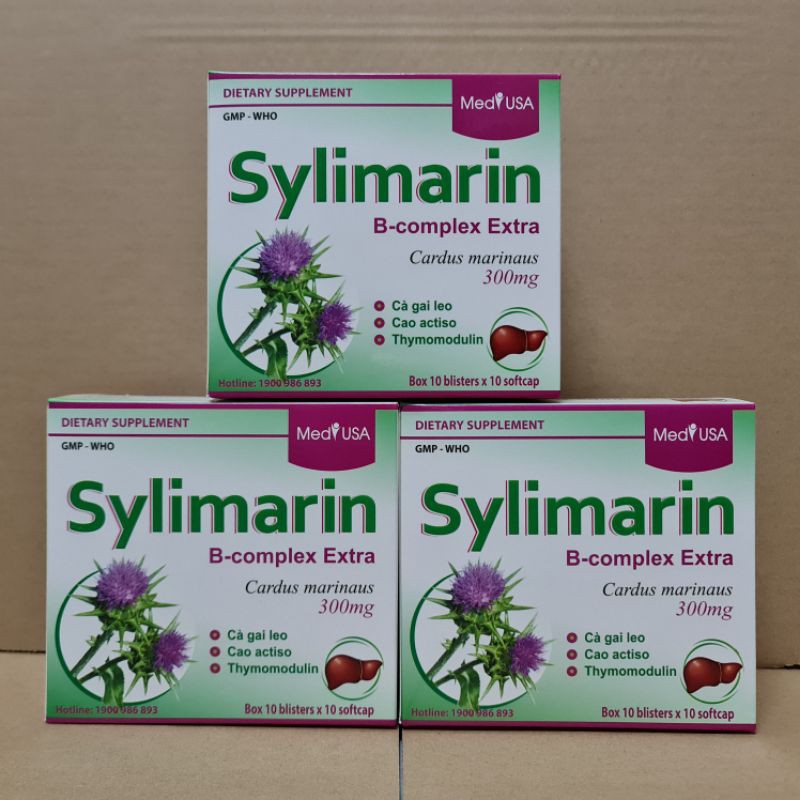 [Viên uống] GIẢI ĐỘC GAN SILYMARIN 120mg Hộp 100 viên