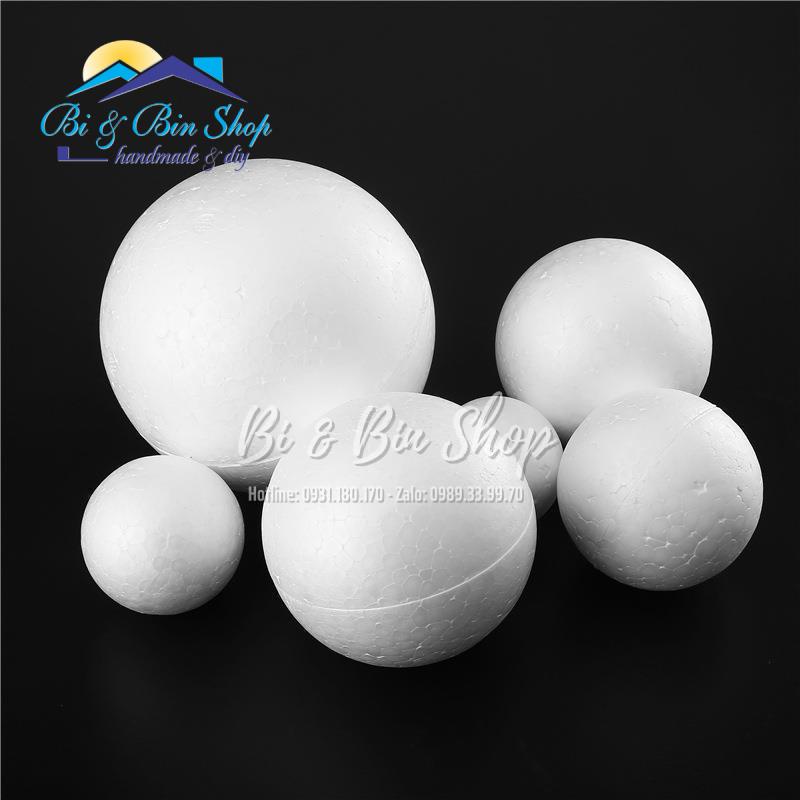 Quả Cầu Xốp Dùng Trang Trí Giáng Sinh, Làm Người Tuyết, Bó Hoa Cô Dâu