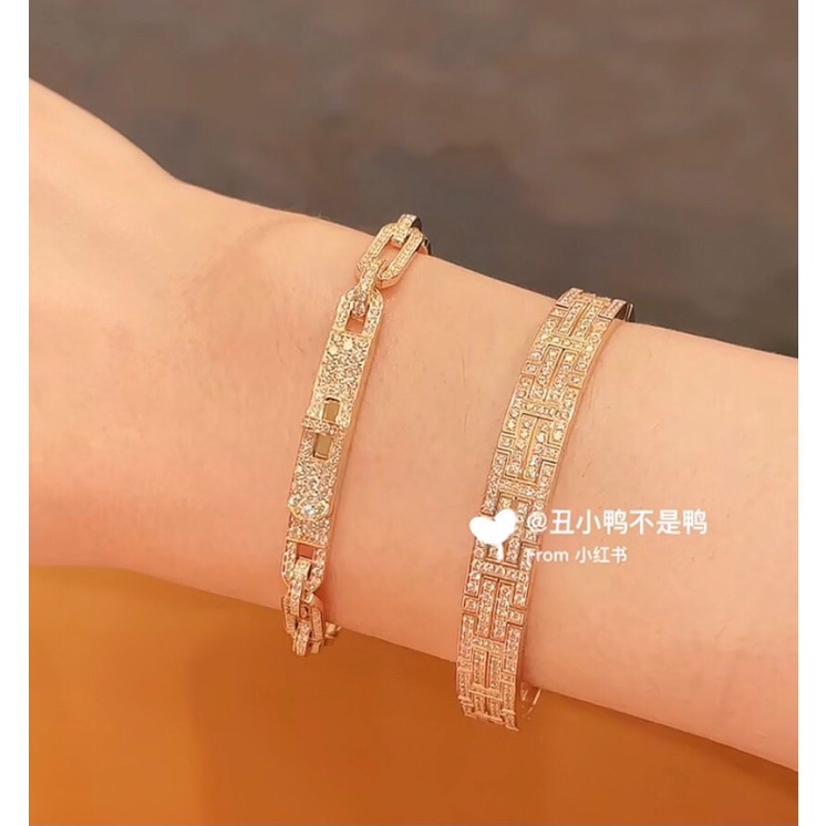 Vòng tay cao cấp của Hermes HM lắc tay mắt xích thời trang cho nữ siêu xinh