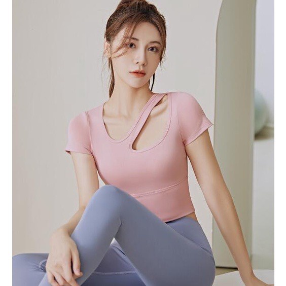Áo tập Gym, Yoga dành cho nữ CÓ ĐỆM MÚT, mẫu mới 2022 co giãn 4 chiều thoải mái - Hàng Quảng Châu (A3)