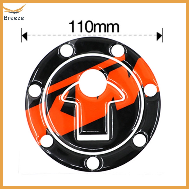 Hình dán phản quang dùng cho nắp bình xăng xe mô tô Ktm Duke390 13-14/ Duke200 12-14