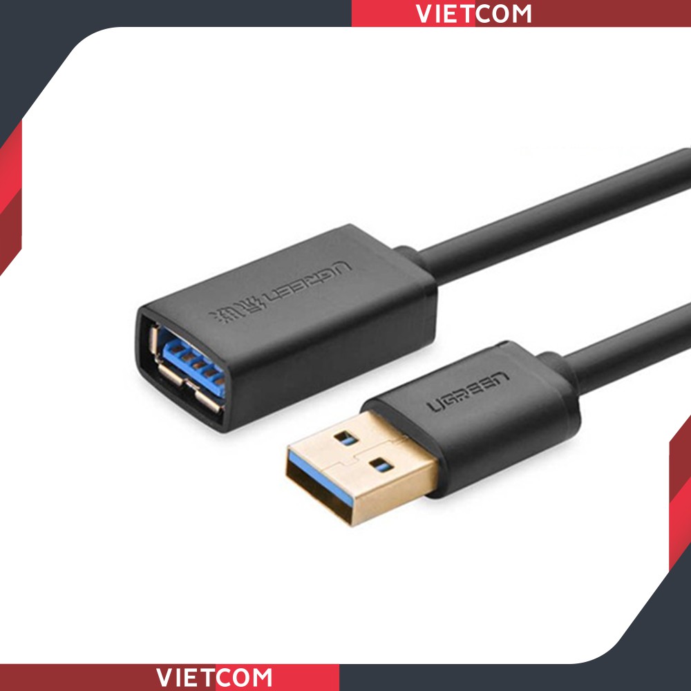 Cáp Nối Dài USB 3.0 Dài 2M Âm Dương Cao Cấp Chính Hãng Ugreen - Mã 10373 - Bảo hành 18 tháng