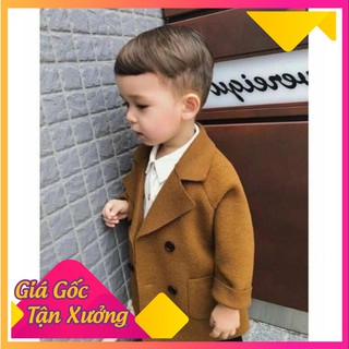 Xả Lũ  ÁO KHOÁC DẠ LEN KIỂU HÀN CHO BÉ TRAI bongkids.store